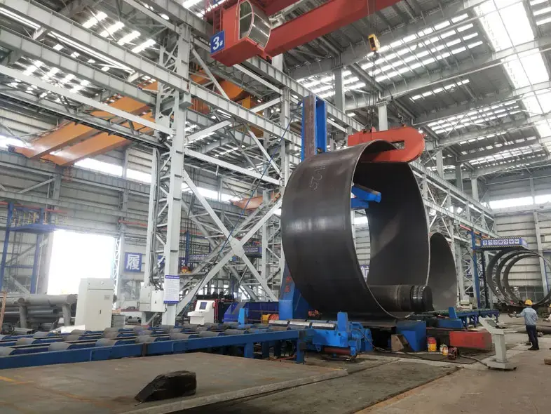 EZW11S-150/3200 Heavy Plate Rolling Machine in Wind Towers - 翻译中...