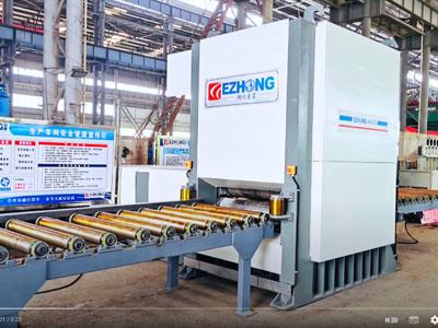 Machine de nivellement plaque 20x1000 11 rouleaux