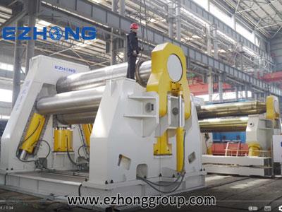120x4000 EZHONG 4 Rolls Plaque Machine à rouler